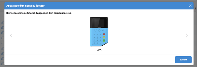 Appairer NEO Etape 1