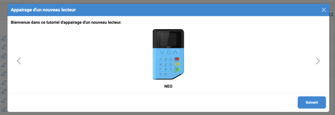 Appairer NEO Etape 1