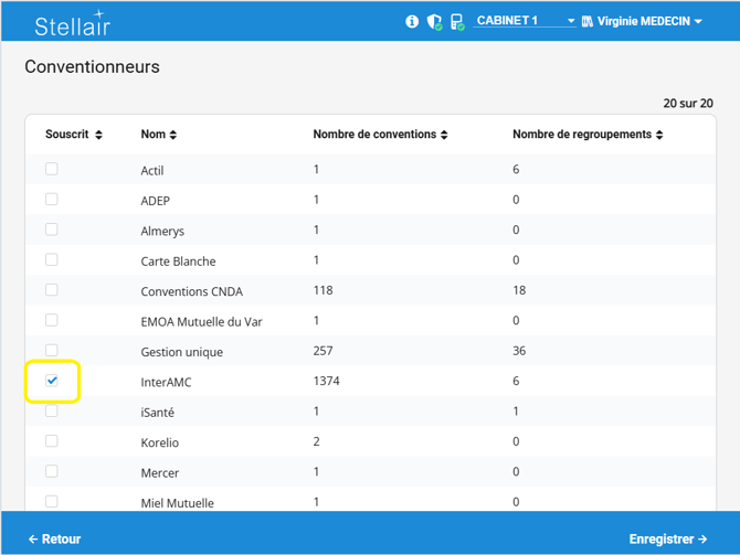 Convention cocher Inter AMC