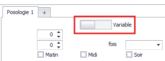 Bouton Variable