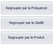 Boutons de filtrage des effets indésirables
