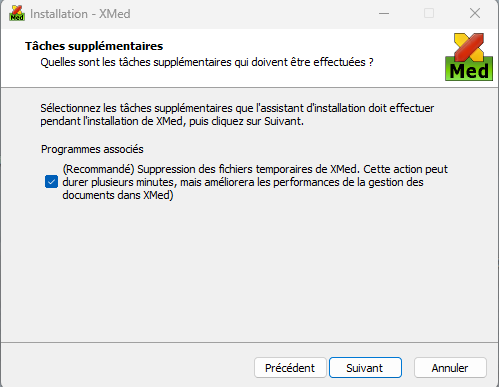 Suppression fichiers temporaires
