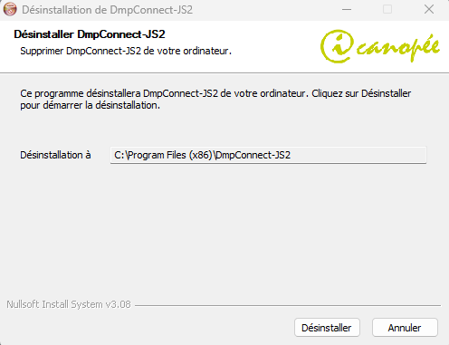 Désinstallation Efficience