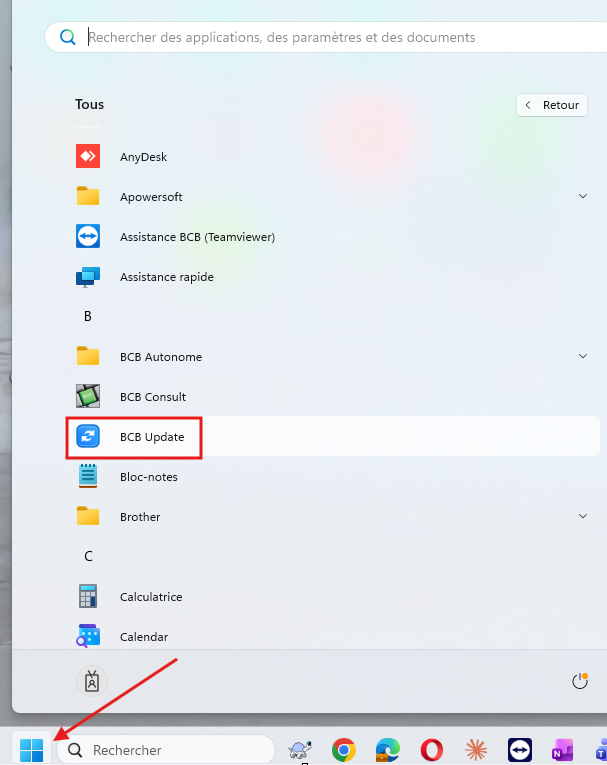 Recherche BCB Update