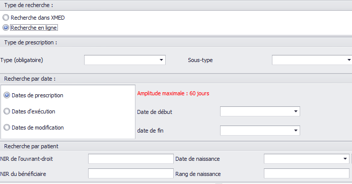 Recherche en ligne