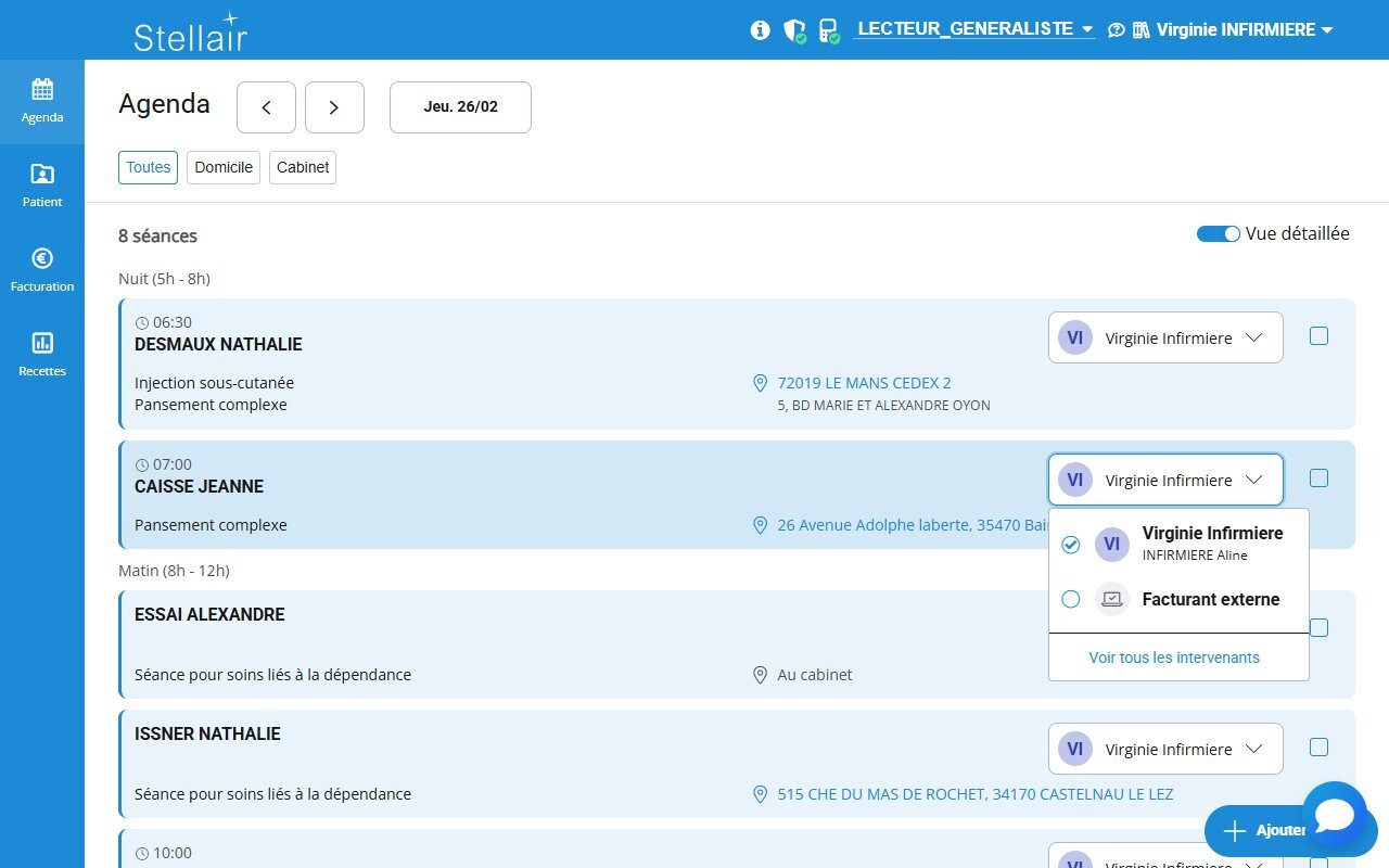 Agenda mis Ă jour avec nouvel intervenant